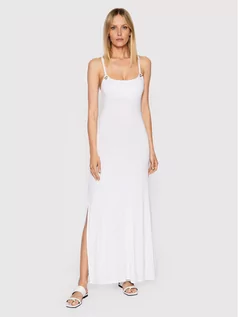Sukienki - Emporio Armani Sukienka letnia 262718 2R315 00010 Biały Slim Fit - grafika 1