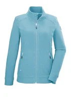 Kurtki damskie - killtec Damska kurtka polarowa ze stójką KOS 100 WMN FLC JCKT, niebieska Bali, 40, 42802-000 - miniaturka - grafika 1