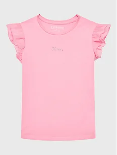 Guess Bluzka J3GP03 K6YW1 Różowy Regular Fit - Bluzki damskie - miniaturka - grafika 1