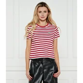 Koszulki i topy damskie - Karl Lagerfeld T-shirt IKON | Regular Fit - miniaturka - grafika 1