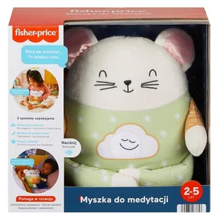 Fisher Price Maskotka Myszka do medytacji HHH47 - Maskotki i pluszaki - miniaturka - grafika 1