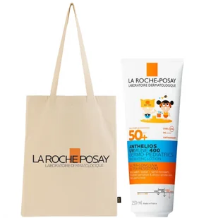 La Roche-Posay Zestaw: Anthelios D-Ped UV Mune Mleczko ochronne SPF50+ 250ml + Torba - Balsamy i kremy do opalania - miniaturka - grafika 1
