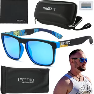 Okulary przeciwsłoneczne polaryzacyjne czarno-niebieskie LECERTO zestaw - Okulary przeciwsłoneczne Okulary przeciwsłoneczne polaryzacyjne czarno-niebieskie LECERTO zestaw - Okulary przeciwsłoneczne - miniaturka - grafika 1