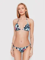Stroje kąpielowe - Roxy Góra od bikini Blossom Babe Smocked ERJX304699 Granatowy - miniaturka - grafika 1