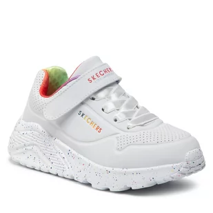 SKECHERS Sneakersy Rainbow Specks 310457L/WMLT White/Multi - Sneakersy damskie - miniaturka - grafika 1