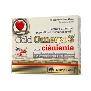 Olimp Laboratories Gold Omega 3 plus ciśnienie 30 kapsułek 3741341 - Serce i układ krążenia - miniaturka - grafika 1