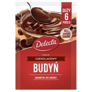 Delecta Budyń smak czekoladowy 64 g - Budyń - miniaturka - grafika 1