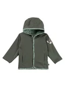Bluzy i sweterki niemowlęce - Sterntaler Kurtka dwustronna w kolorze zielonym - miniaturka - grafika 1