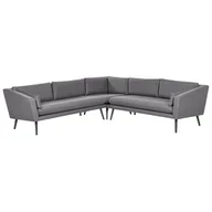 Sofy ogrodowe - Sofa ogrodowa modułowa 5-osobowa szara LORETELLO - miniaturka - grafika 1