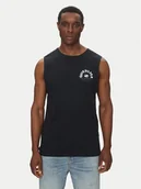 Koszulki męskie - Quiksilver Tank top EQYZT08029 Czarny Relaxed Fit - miniaturka - grafika 1
