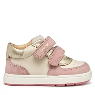 Buty dla dziewczynek - Sneakersy Geox B Biglia B564CA 02244 C1MA8 Écru - miniaturka - grafika 1