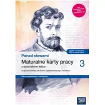 NOWA ERA Nowe język polski Ponad słowami maturalne karty pracy część 3 zakres podstawowy i rozszerzony - Praca zbiorowa - Podręczniki dla liceum - miniaturka - grafika 1