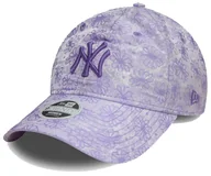 Czapki damskie - Czapka z daszkiem NEW ERA NYY Floral Damska 9TWENTY fioletowa - miniaturka - grafika 1