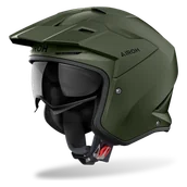 Kaski motocyklowe - Kask Otwarty Airoh Kombakt Military Green MattM - miniaturka - grafika 1