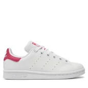 Buty dla dziewczynek - Sneakersy adidas Stan Smith J FX7522 Biały - miniaturka - grafika 1