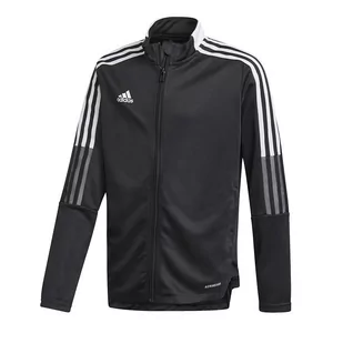 Adidas, Bluza dziecięca, TIRO 21 Track Jacket Junior GM7314, czarny, rozmiar 128 - Bluzy dla dziewczynek - miniaturka - grafika 1