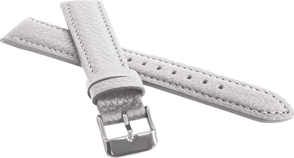 Lavvu LAVVU Biały wyściełany pasek BISON z luksusowej skóry Top Grain - 16