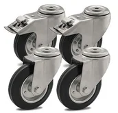 Szafy i witryny chłodnicze - Komplet 4 kółek obrotowych (w tym 2 z hamulcem) - miniaturka - grafika 1