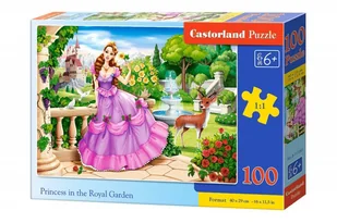Castorland Puzzle 100 elementów. Księżniczka w ogrodzie - Puzzle - miniaturka - grafika 1