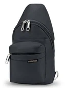 Plecaki - Puccini Plecak w kolorze czarnym - 18 x 30 x 6 cm - miniaturka - grafika 1