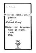 Technika - Pierwsza polska ustawa górnicza czyli Ordunek Gorny. Reprint 1928 - miniaturka - grafika 1