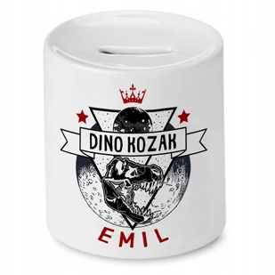 Skarbonka 330 ml Dla Emila Syna Dziecka Prezent z Nadrukiem ze Zdjęciem - Skarbonki - miniaturka - grafika 1