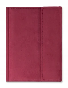 Notes książkowy zapinany A5 CZERWONY FOGI (kratka linie kropki czysty) - Planery - miniaturka - grafika 1