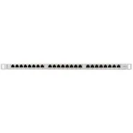 Akcesoria do szaf serwerowych - Lanberg Patch panel 24port 0.5U CAT.6 Ekranowany Szary PPS6-0024-S - miniaturka - grafika 1