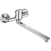 Baterie kuchenne - Kuchinox Pedro bateria kuchenna ścienna chrom BQE080D - miniaturka - grafika 1