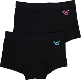 Majtki bokserki dziewczęce bawełniane motylki 2PAK 122-128 YOCLUB - Majtki dla dzieci - miniaturka - grafika 1