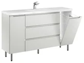 Szafki łazienkowe - Szafka Stojąca Z Umywalką ETH 140 cm DK - Kaszmir Mat - miniaturka - grafika 1