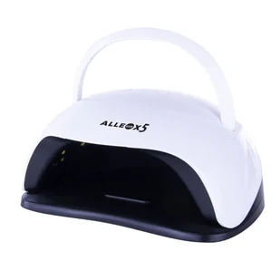 MollyLac,Lampa do paznokci UV/DUAL LED 80W do lakierów hybrydowych, AlleLux X5 Biała - Lampy UV do paznokci - miniaturka - grafika 1