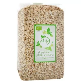 BioLife 101BioLife Płatki Owsiane Błyskawiczne 600g - BLFPLOWSBL600 - Zdrowa żywność - miniaturka - grafika 1