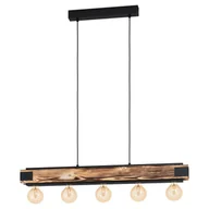 Lampy sufitowe - Eglo 43468 - Żyrandol na lince LAYHAM 5xE27/60W/230V - miniaturka - grafika 1