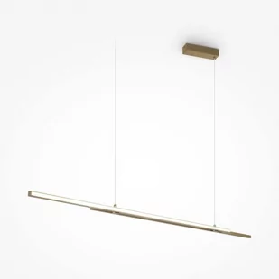 Halo LED lampa wisząca 2-punktowa mosiądz MOD005PL-L36BSK - Lampy sufitowe - miniaturka - grafika 1