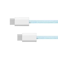 Kable USB - Kabel USB typu C - USB typu C 100 W 1 m niebieski KrugerMatz Basic - miniaturka - grafika 1