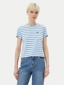 Koszulki i topy damskie - KARL LAGERFELD T-Shirt A1W17099 Niebieski Regular Fit - miniaturka - grafika 1