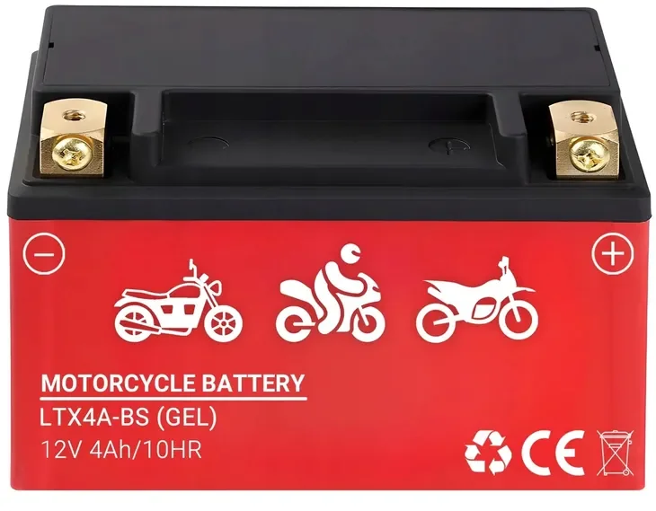 Akumulator Żelowy Do Skutera Motocykla Quada 12v 4ah Prawy+