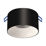 Lampy sufitowe - Metalowa lampa podtynkowa Panama do salonu czarna biała - miniaturka - grafika 1