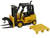 Zabawki zdalnie sterowane - Import LEANToys Zdalnie Sterowany Wózek Widłowy Obrót 360 stopni Żółty Pilot LT-10390-0 - miniaturka - grafika 1