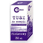 Tusz do pieczątek - Tusz do stempli (TAURUS) fioletowy 30ml 1szt /32-340002/ - miniaturka - grafika 1