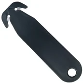 Pudła i kartony archiwizacyjne - Bezpieczny nóż otwierak do kartonów taśm folii stretch ukryte 2 ostrza - czarny - miniaturka - grafika 1