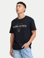 Koszulki męskie - Blend T-Shirt 20717160 Czarny Regular Fit - miniaturka - grafika 1