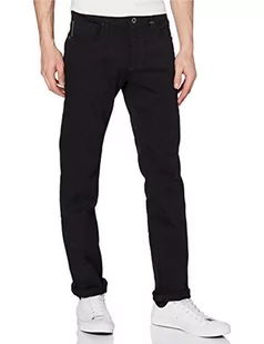 camel active Męskie spodnie jeansowe Regular Fit Houston Stretch, czarny, 40W / 36L - Spodenki męskie - miniaturka - grafika 1