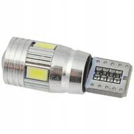 Żarówki samochodowe - Żarówka W5W Led 6X Smd Soczewka 5630 Canbus - miniaturka - grafika 1