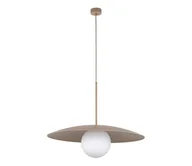 Lampy sufitowe - Żyrandol na lince SLATE 1xE27/15W/230V śr. 65 cm beżowy - miniaturka - grafika 1
