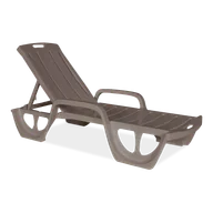 Leżaki ogrodowe - Rojaplast Florida cappuccino - miniaturka - grafika 1