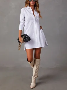 Milan Kiss Sukienka w kolorze białym - Sukienki - miniaturka - grafika 1