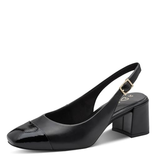 MARCO TOZZI Pumps 2-29618-46, damskie czółenka, czarny grzebień, 37 EU