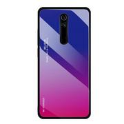 Etui i futerały do telefonów - Gradient Glass etui pokrowiec nakładka ze szkła hartowanego Huawei Mate 20 Lite różowo-fioletowy - miniaturka - grafika 1